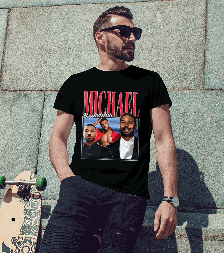 Michael B. Jordan Iconic Style And Charisma T-Shirt