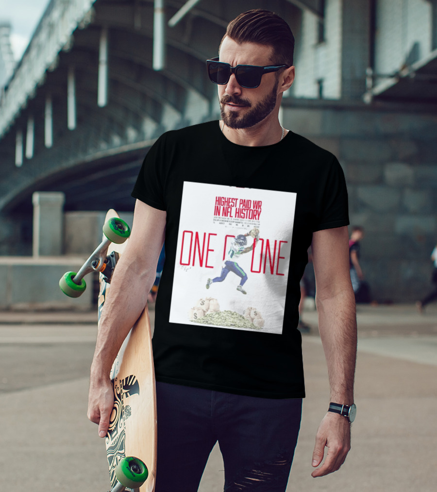 Jaxon Smith Njigba Seattle Seahawks One Of One Highest Paid WR In NFL History T-Shirt