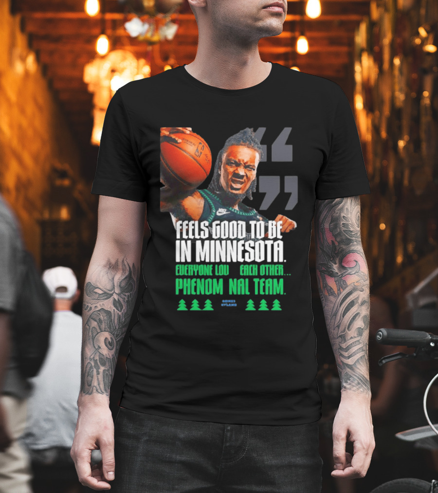 Bones Hyland Nike Basketball Minnesota Timberwolves Phenomenal Team T-Shirt