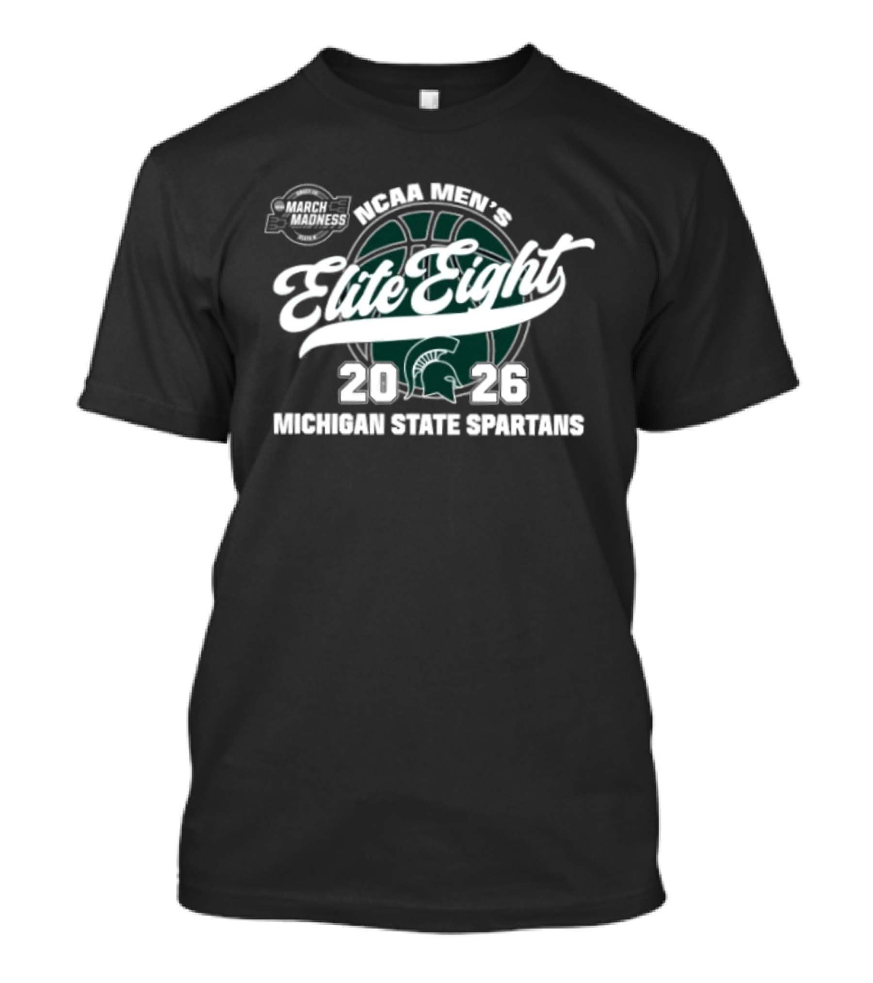 Elite Eight 2026 Michigan State Spartans NCAA Men's Basketball Tournament March Madness T-Shirt