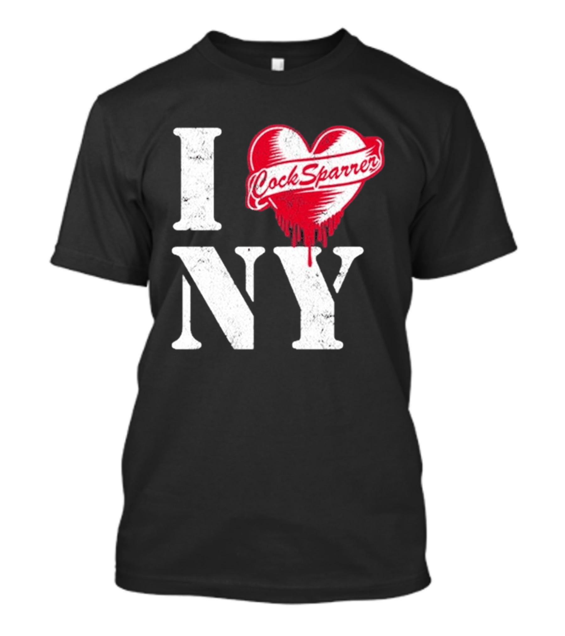 I Love NY Cock Sparrer Heart Design 2026 Concert Tour New York T-Shirt
