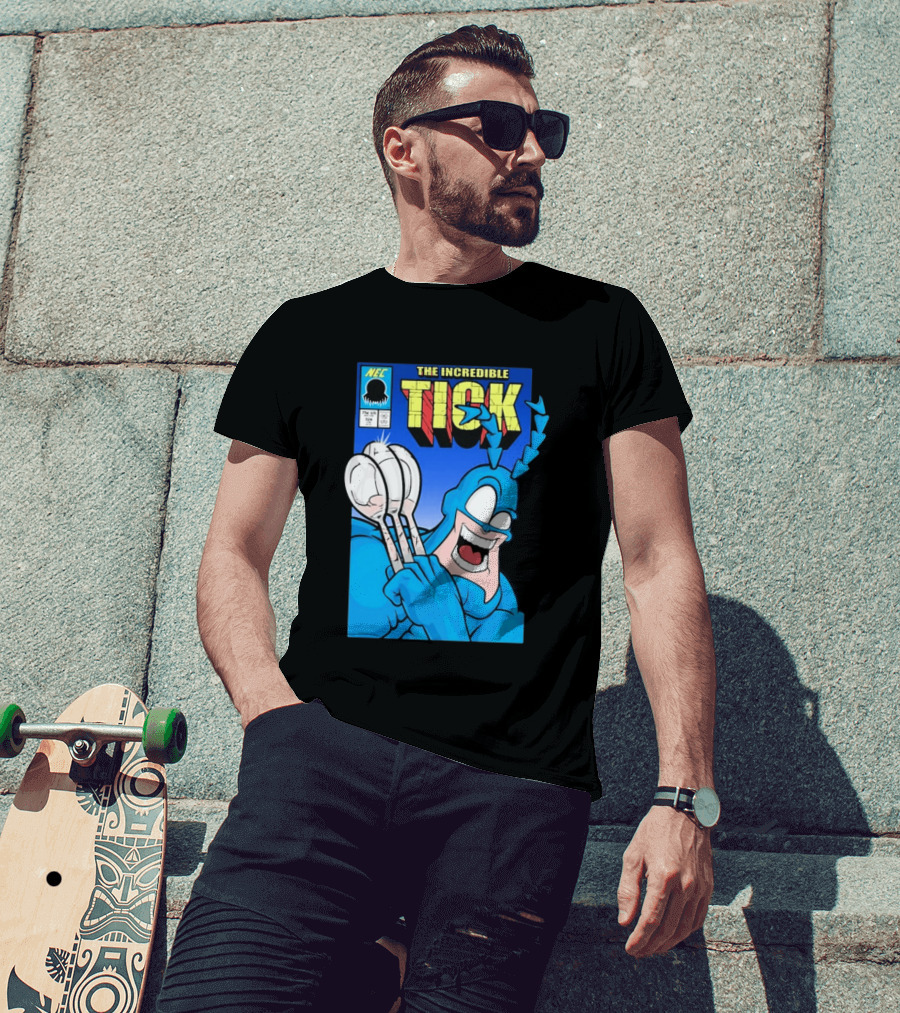 The Incredible Tick Spoon NEC Comic 324 T-Shirt