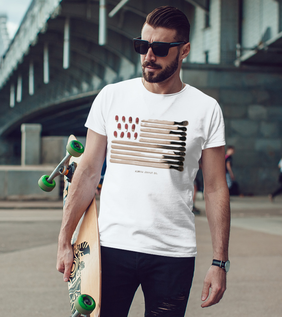 Noah Rinker Rinker Supply Co Matches American Flag T-Shirt
