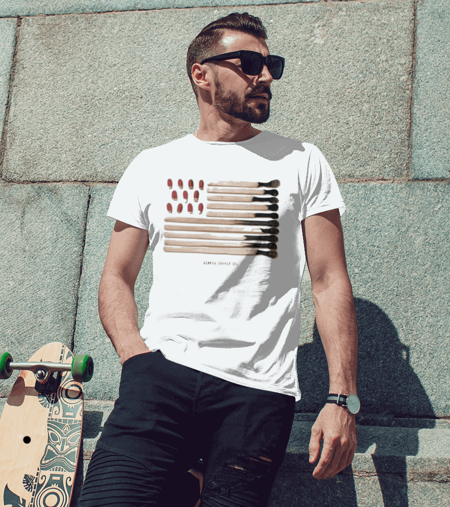 Noah Rinker Rinker Supply Co Matches American Flag T-Shirt