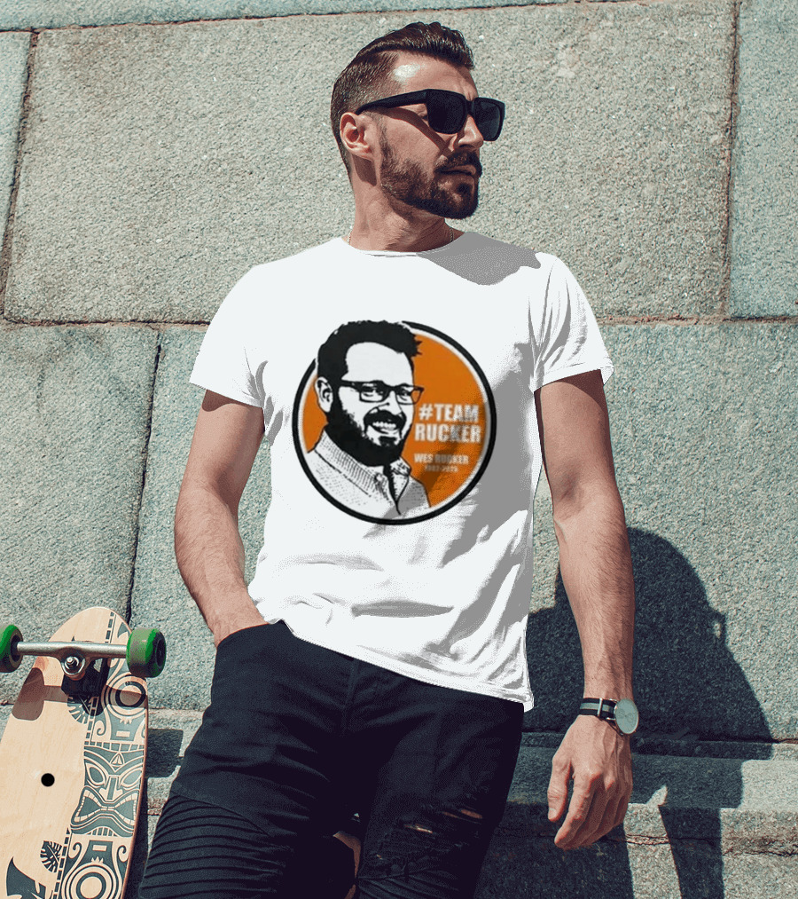Tennessee Volunteers #TeamRucker Wes Rucker 1982 2019 T-Shirt