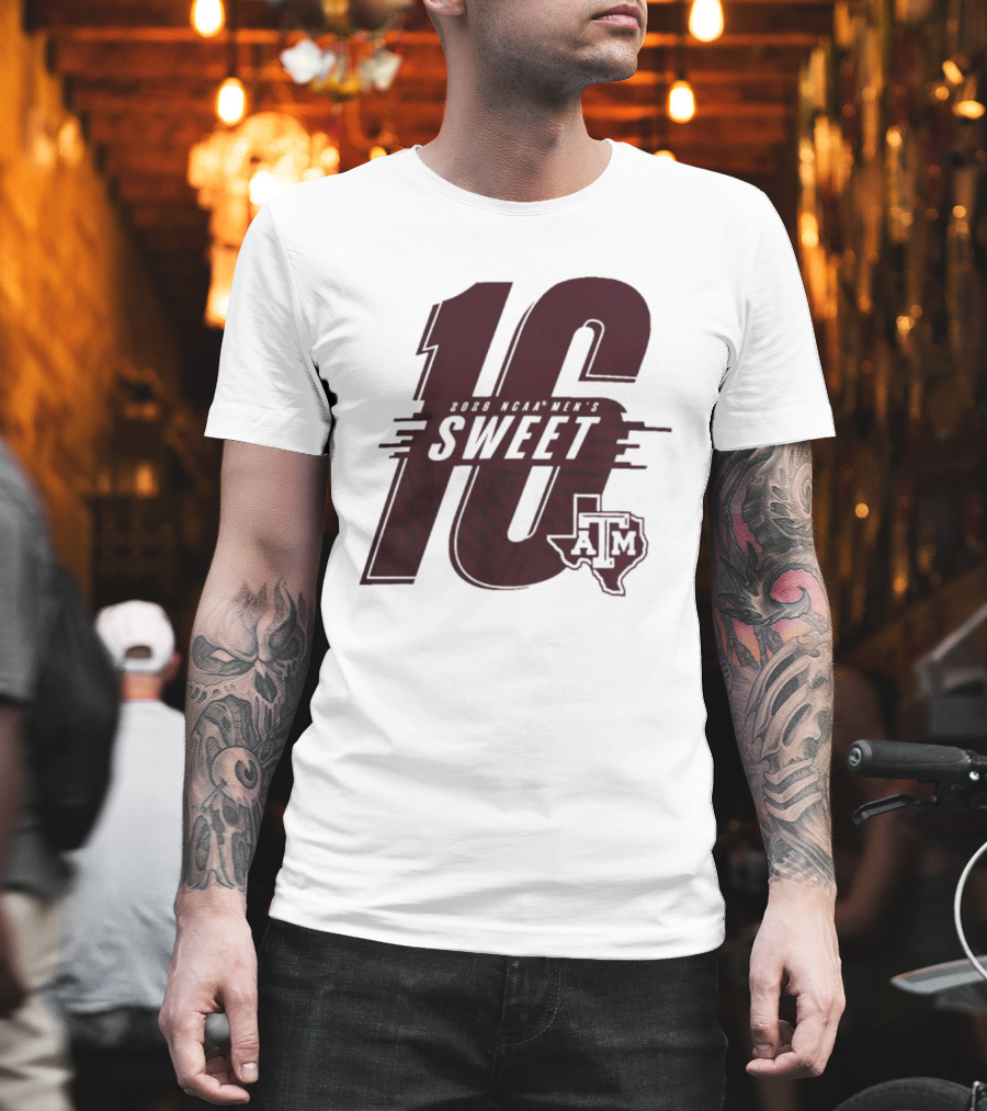 Sweet 16 Texas A&M 2026 NCAA Men's Basketball T-Shirt