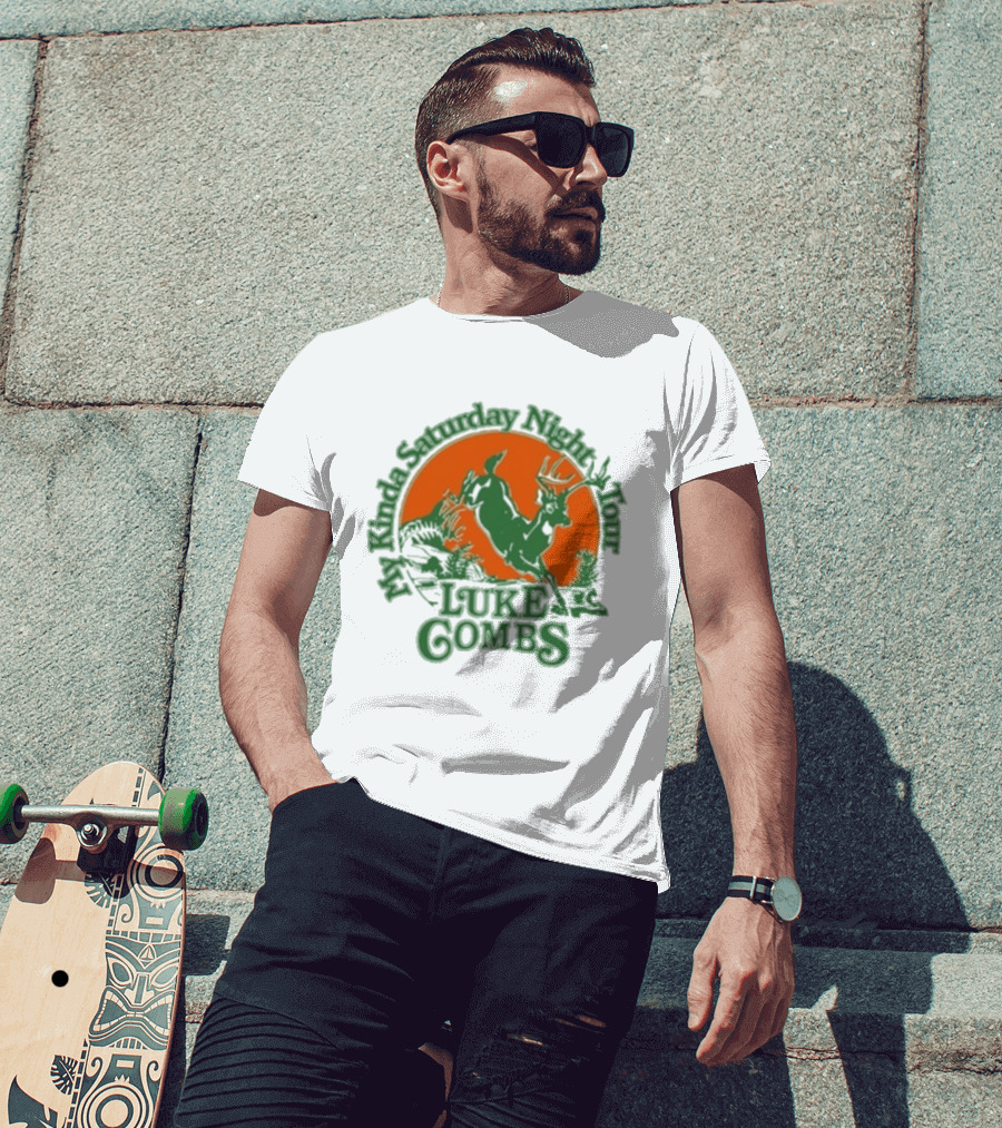 Luke Combs My Kinda Saturday Night Deer Tour 2026 T-Shirt