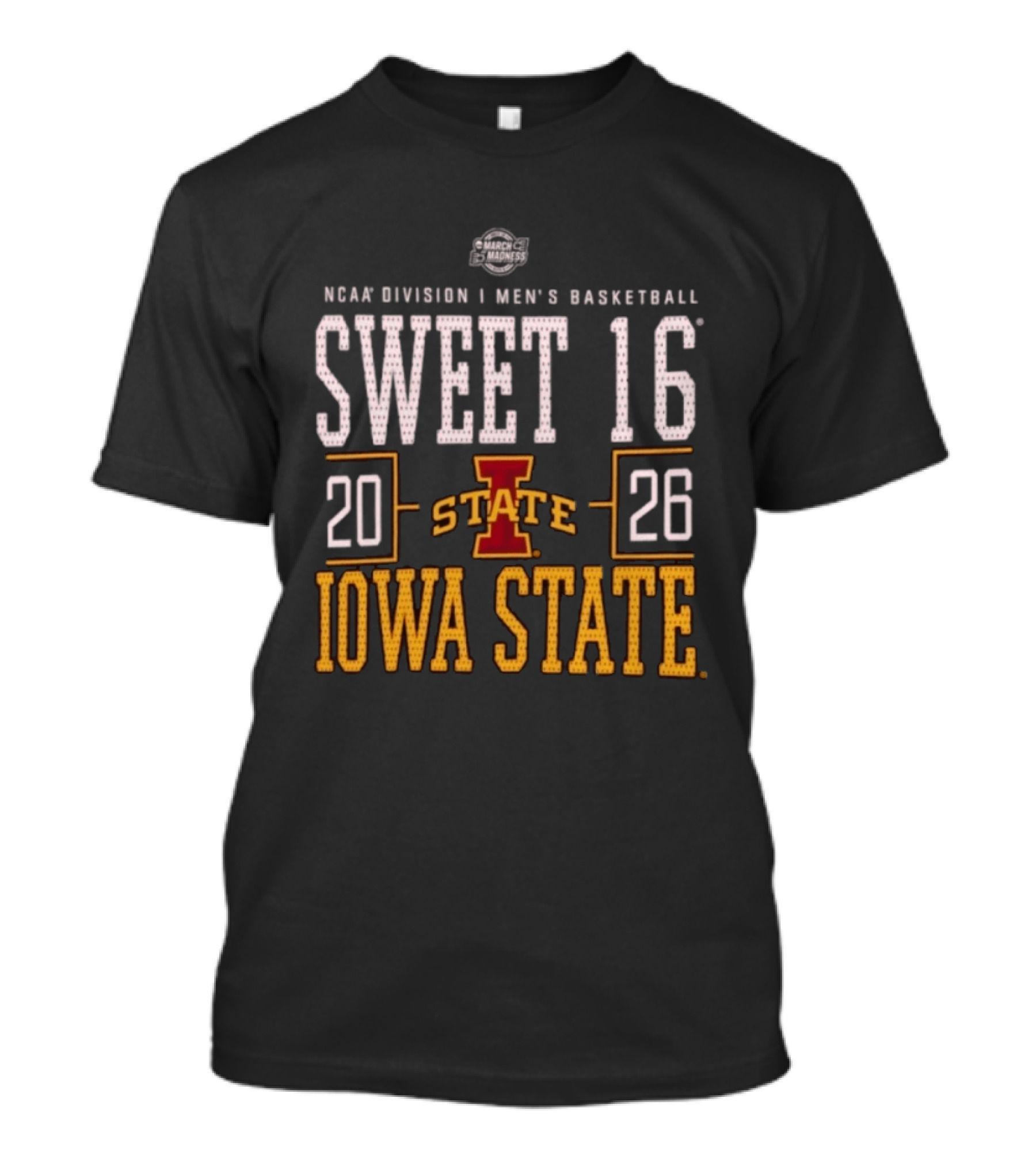 NCAA Division I Men's Basketball Sweet 16 2026 Iowa State T-Shirt