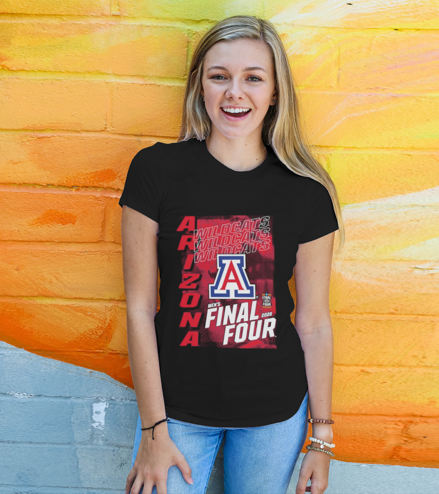 Arizona Wildcats 2026 Men's NCAA Final Four Basketball Tournament T-Shirt