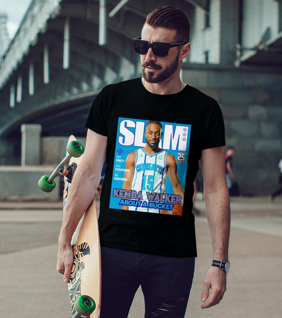 Slam Magazine Kemba Walker Charlotte Hornets About A Bucket Edition T-Shirt