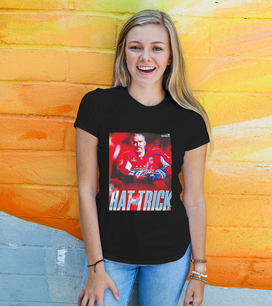 Alexander Ovechkin Washington Capitals Hat Trick Visionary Leadership T-Shirt