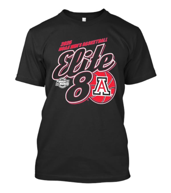 2026 NCAA Men's Basketball Elite 8 Arizona Wildcats T-Shirt