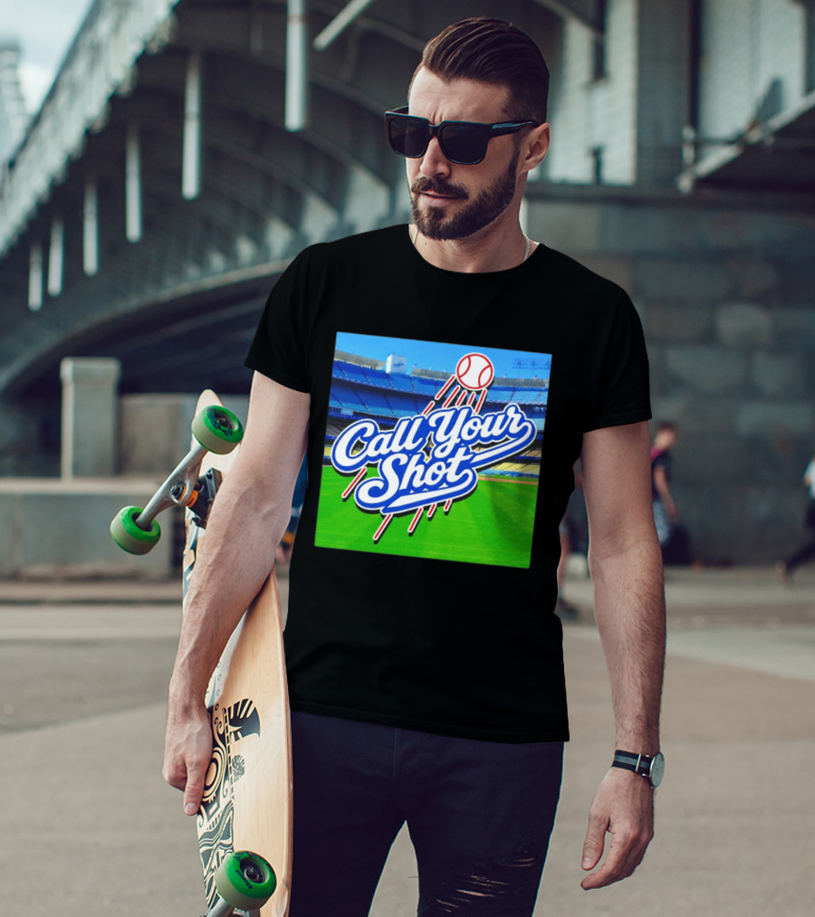 Call Your Shot Los Angeles Dodgers Stadium Baseball T-Shirt