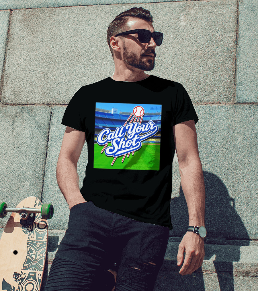 Call Your Shot Los Angeles Dodgers Stadium Baseball T-Shirt