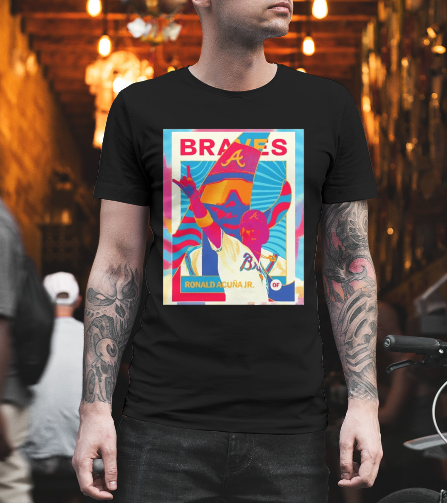 Ronald Acuña Jr OF Braves Atlanta Baseball T-Shirt