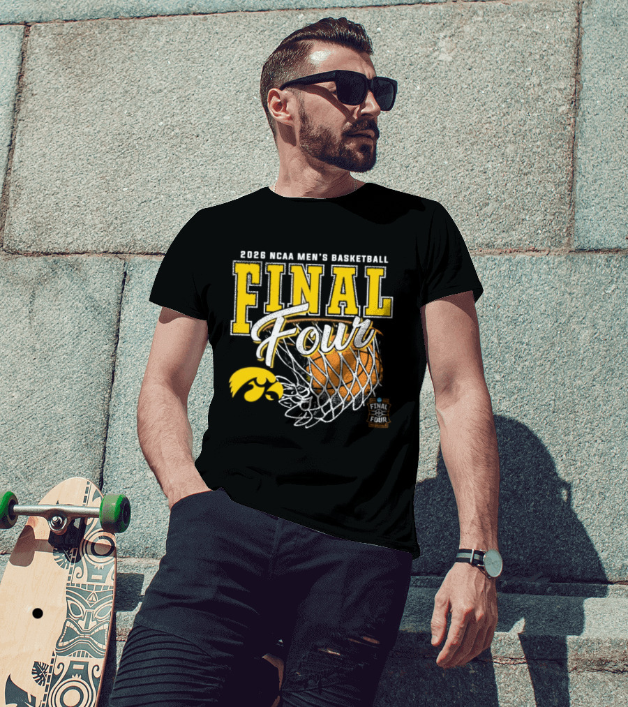2026 NCAA Men's Basketball Final Four Iowa Hawkeyes Tournament T-Shirt