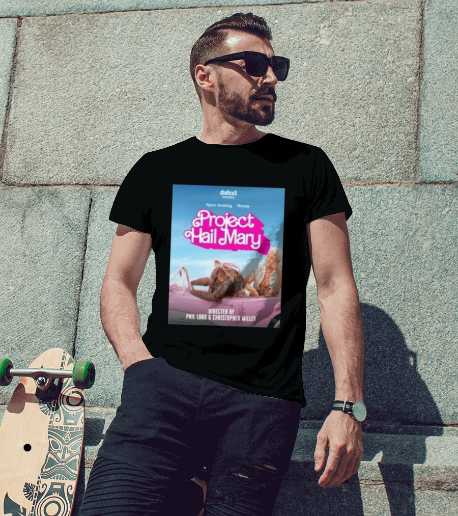 Ryan Gosling Rocky Project Hail Mary Barbie Movie Mashup Directed By Phil Lord Christopher Miller T-Shirt