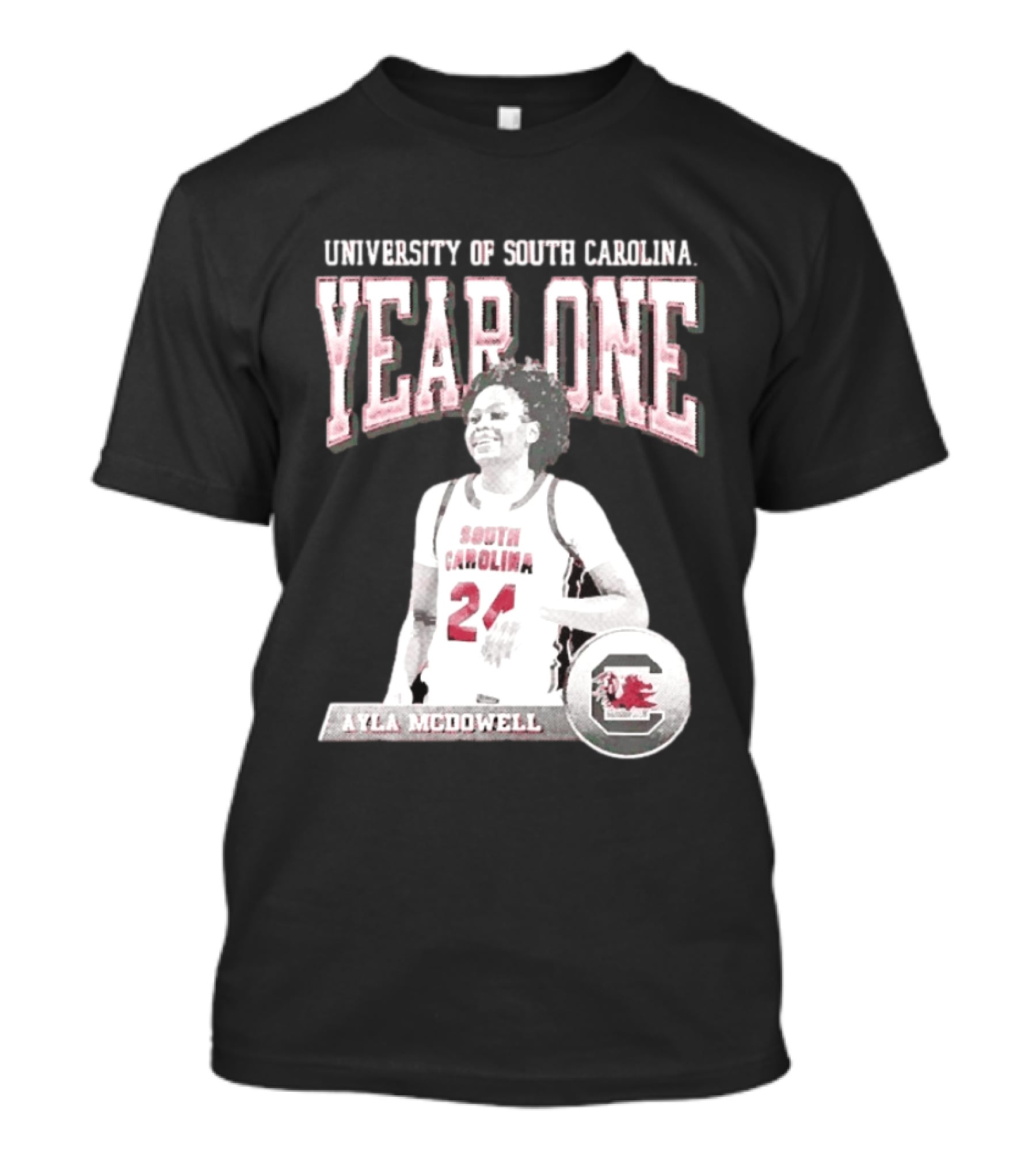 University Of South Carolina Year One Ayla McDowell South Carolina Gamecocks T-Shirt