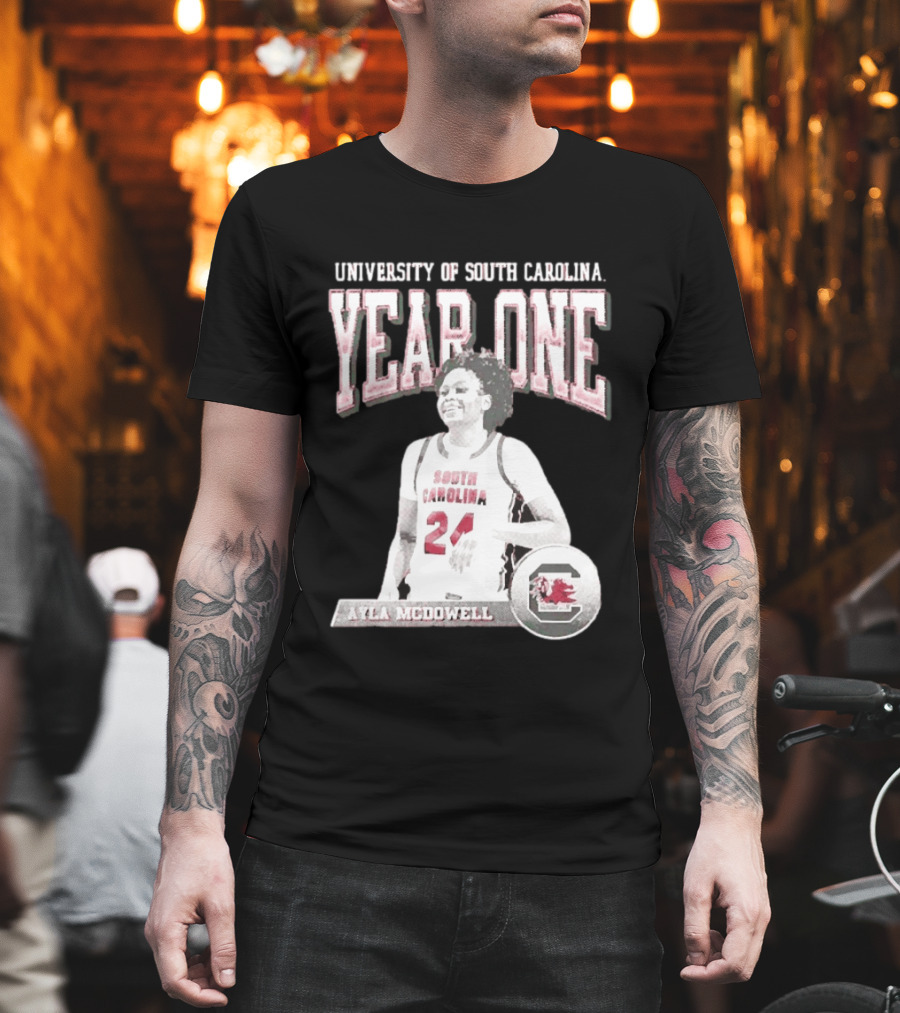 University Of South Carolina Year One Ayla McDowell South Carolina Gamecocks T-Shirt