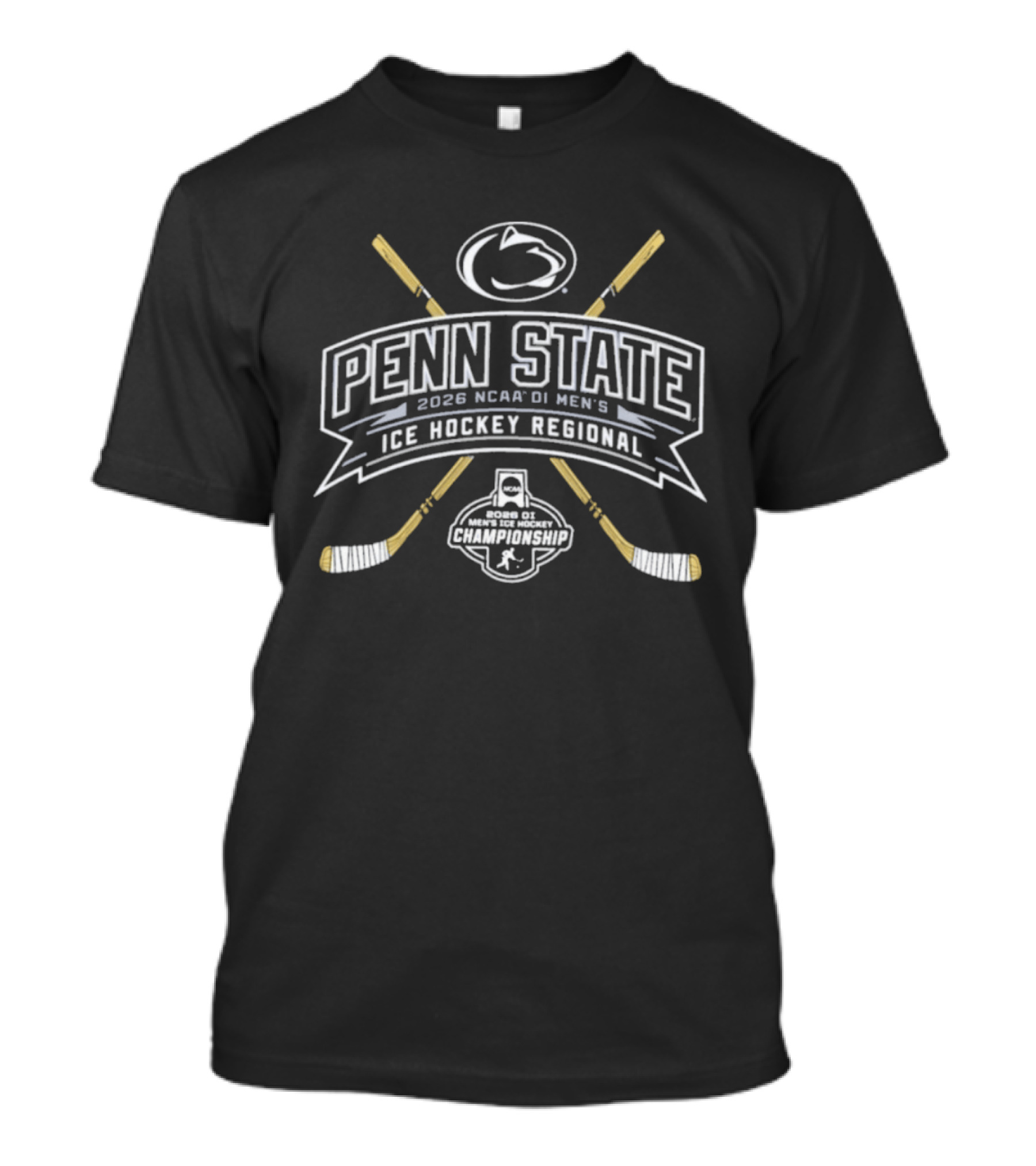 Penn State Nittany Lions 2026 NCAA DI Men's Ice Hockey Regional Championship T-Shirt