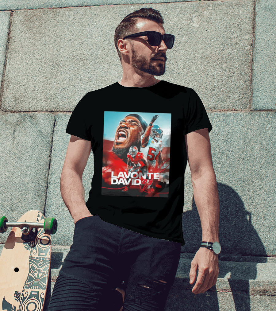 Lavonte David Legend Tampa Bay Buccaneers NFL Collage T-Shirt
