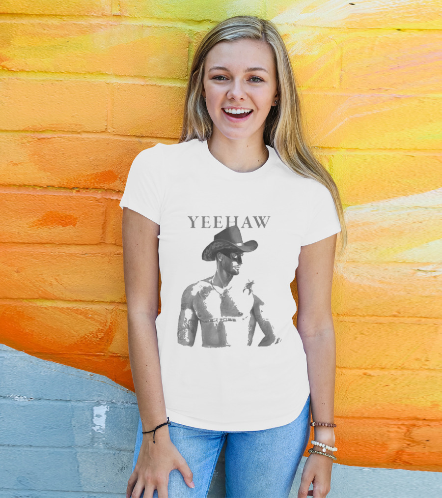 Yeehaw Orville Peck Pride 2024 Cowboy Hat T-Shirt