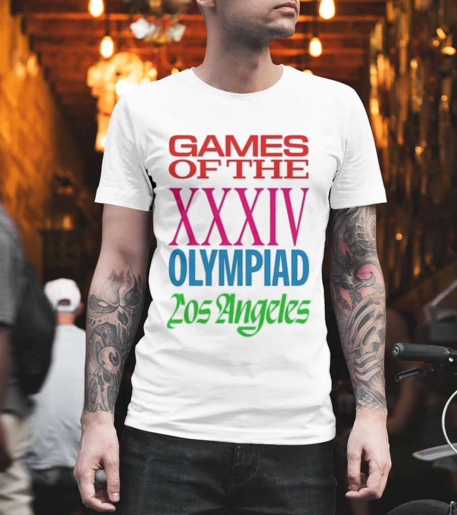 Games Of The XXXIV Olympiad Los Angeles 2028 T-Shirt
