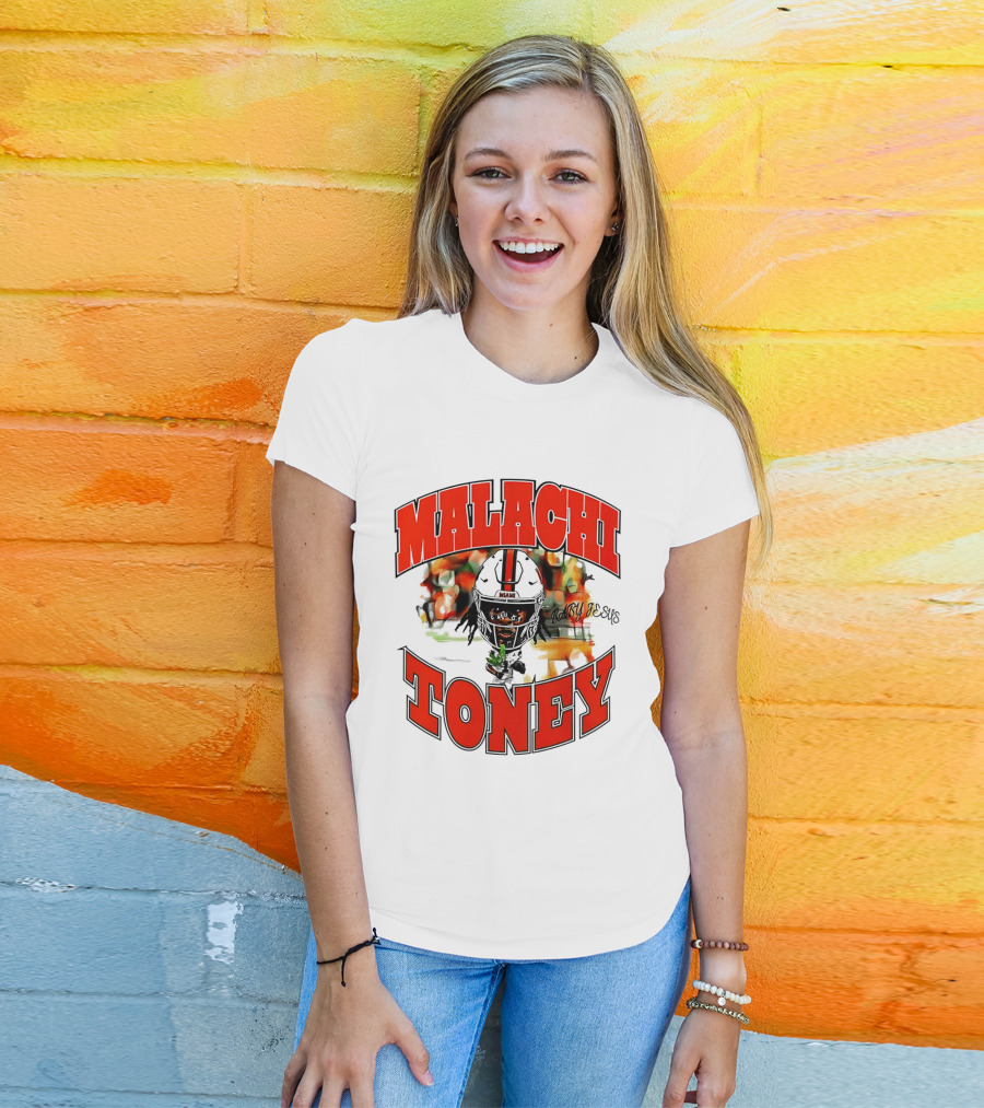 Malachi Toney Baby Jesus Miami Hurricanes T-Shirt