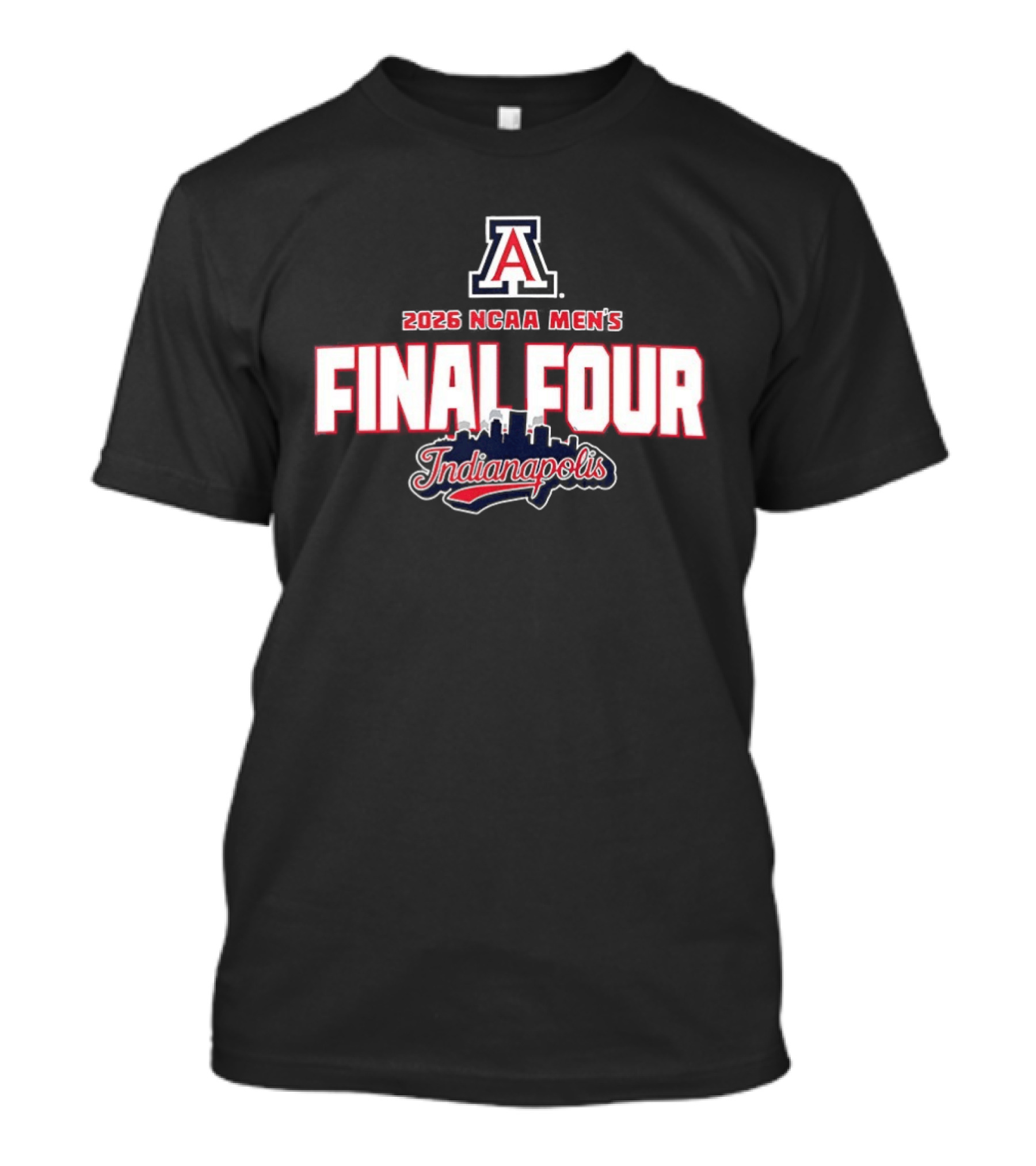 Arizona Wildcats 2026 NCAA Men's Basketball Final Four Indianapolis T-Shirt