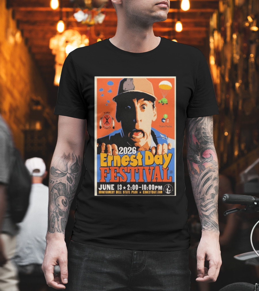 2026 Ernest Day Festival June 13 Montgomery Bell State Park Kamp Kikakee State Parks T-Shirt