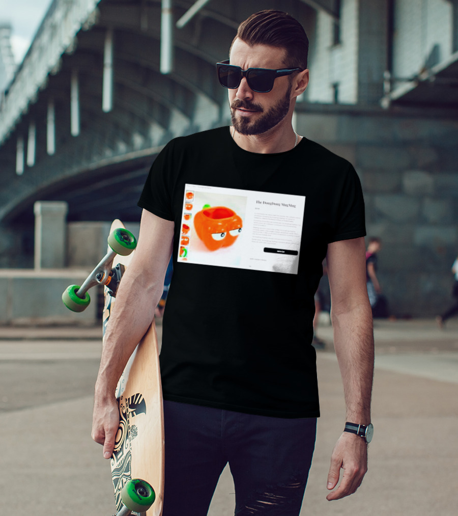 I Hate The Dougdoug Mugmug Orange Pumpkin Face T-Shirt