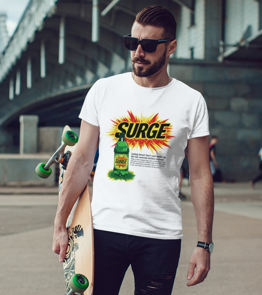 Surge Losing Focus Wake Up Hit The Override Button Instead T-Shirt