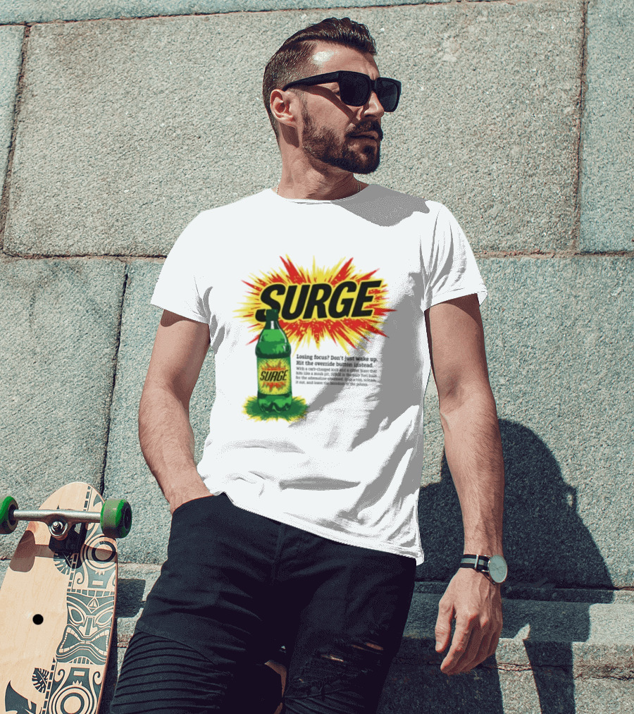 Surge Losing Focus Wake Up Hit The Override Button Instead T-Shirt