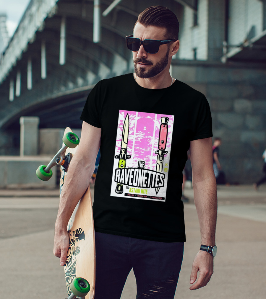 Raveonettes Astari Nite April 1 2026 Ft Lauderdale Culture Room T-Shirt