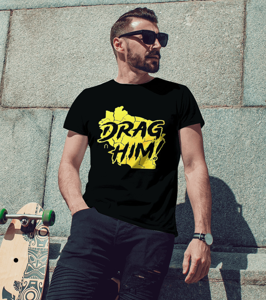 Drag Him Sal Frelick Milwaukee Brewers MLB Map T-Shirt