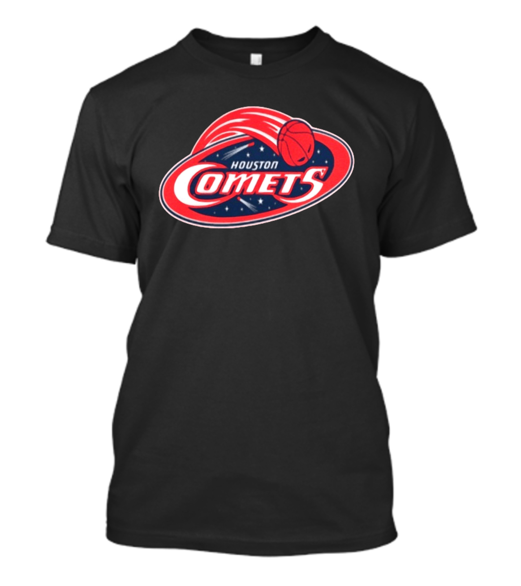 Red Vanvleet Rockin A Houston Comets Basketball Team T-Shirt
