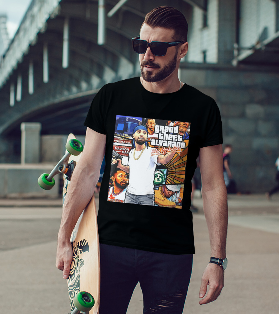 Grand Theft Alvarado New York City Madison Square Garden Knicks Energy T-Shirt