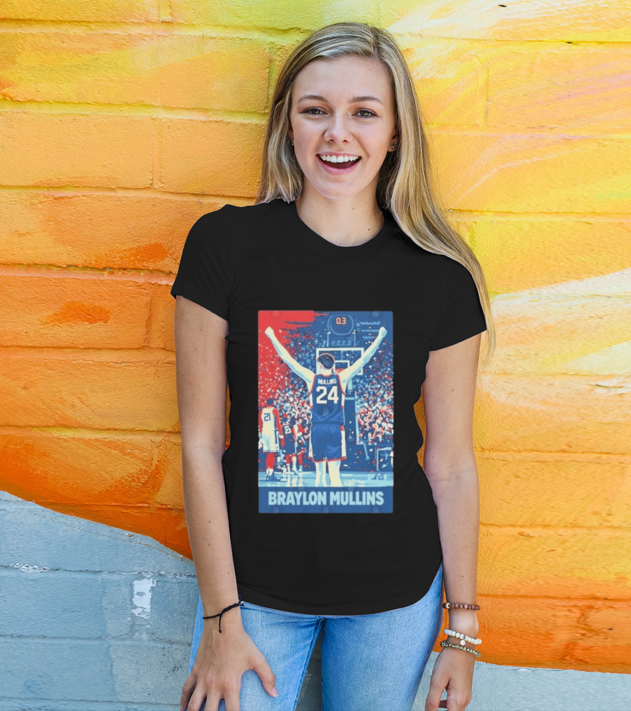 Braylon Mullins 0.3 Uconn Basketball Game Winning Moment T-Shirt