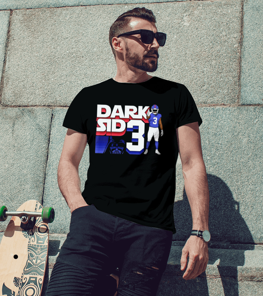 Dark Sid3 New York Giants Football Darth Vader T-Shirt