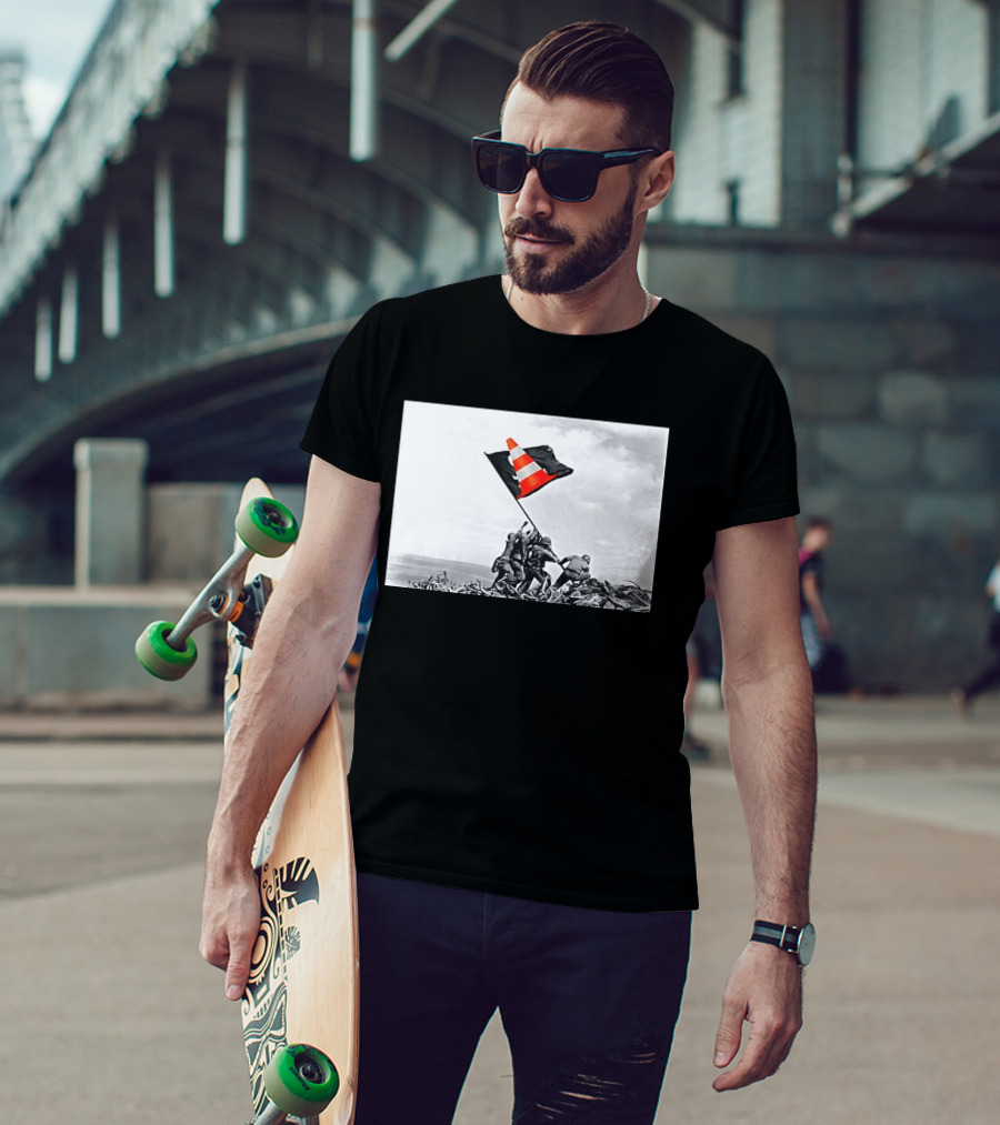 Pittsburgh Pirates Win Their First Series Traffic Cone Flag T-Shirt