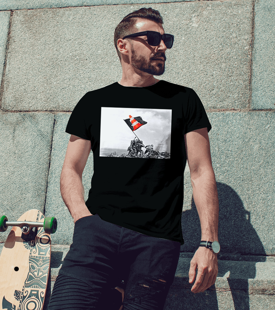 Pittsburgh Pirates Win Their First Series Traffic Cone Flag T-Shirt