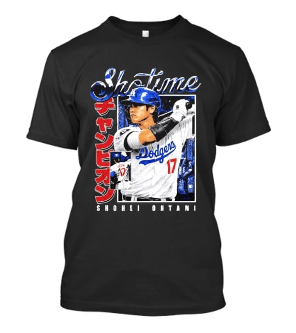 Sho Time Shohei Ohtani Dodgers 17 Baseball Sportswear T-Shirt