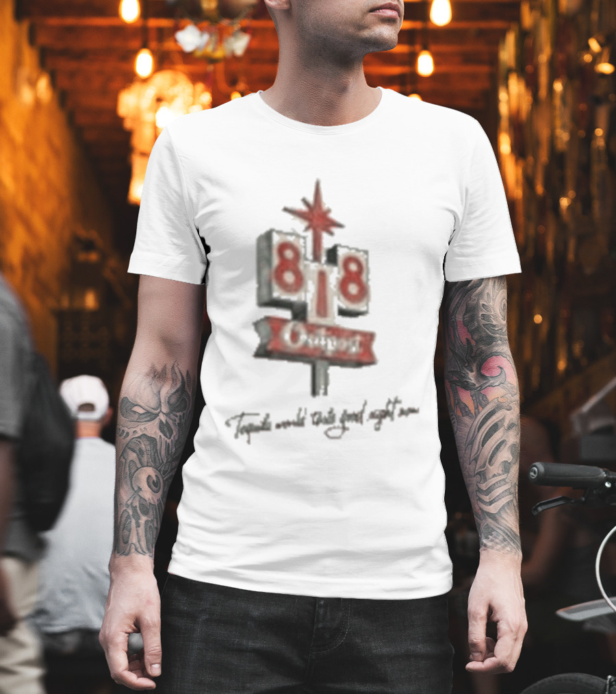 Drink818 Outpost Explore the World with Every Sip T-Shirt