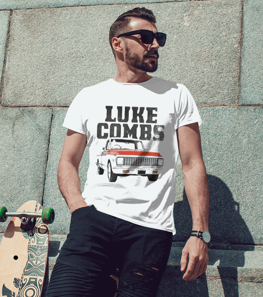 Luke Combs Vintage Truck Retro Style Iconic Country Music Merch T-Shirt