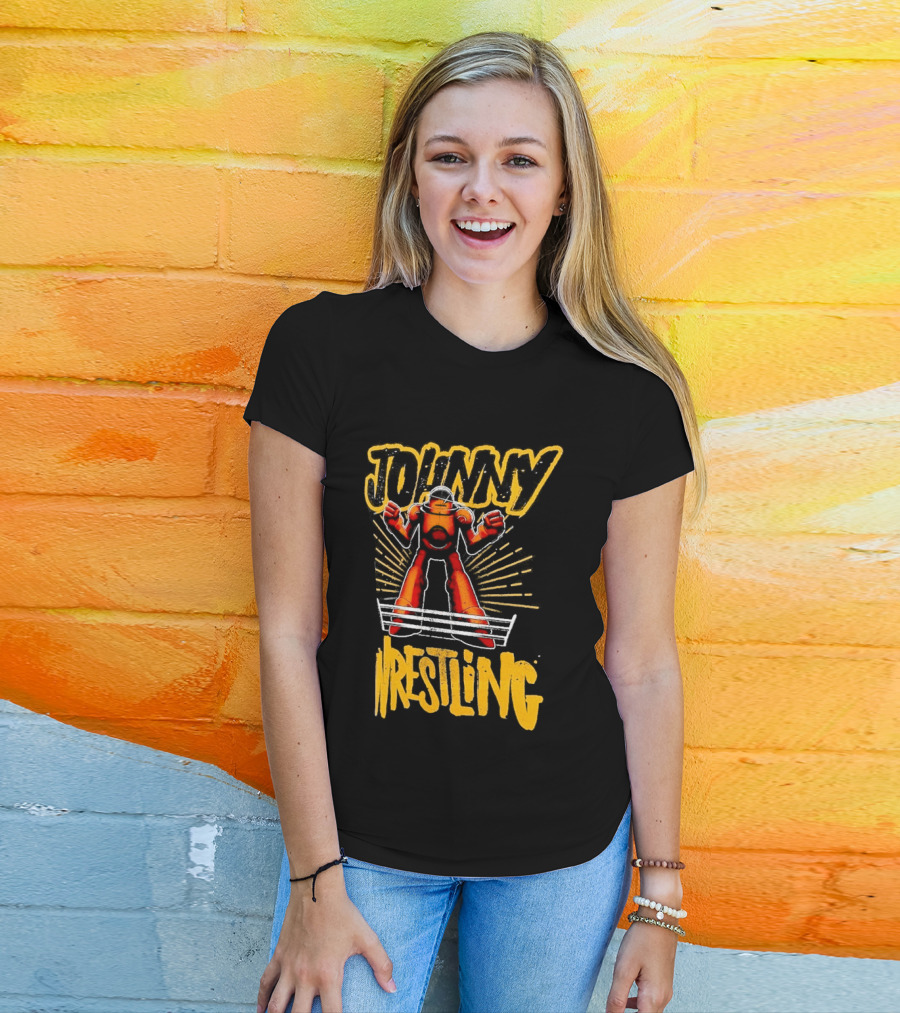 Johnny Gargano Wrestling Robot T-Shirt