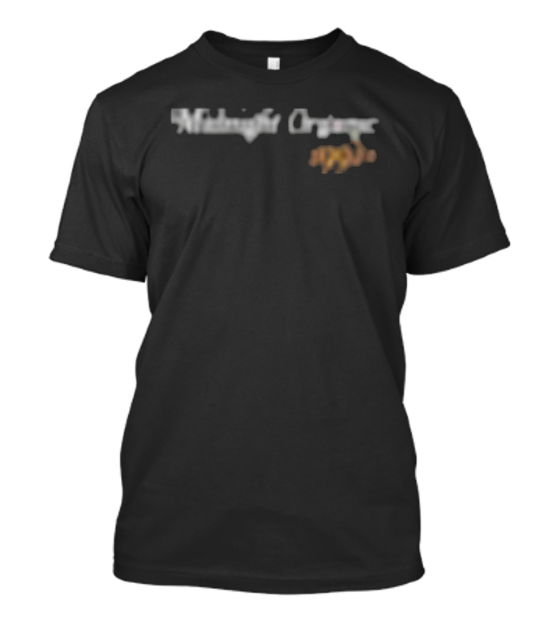 Midnight Organic Healthy Waffle Long Sleeve Eco Friendly T-Shirt