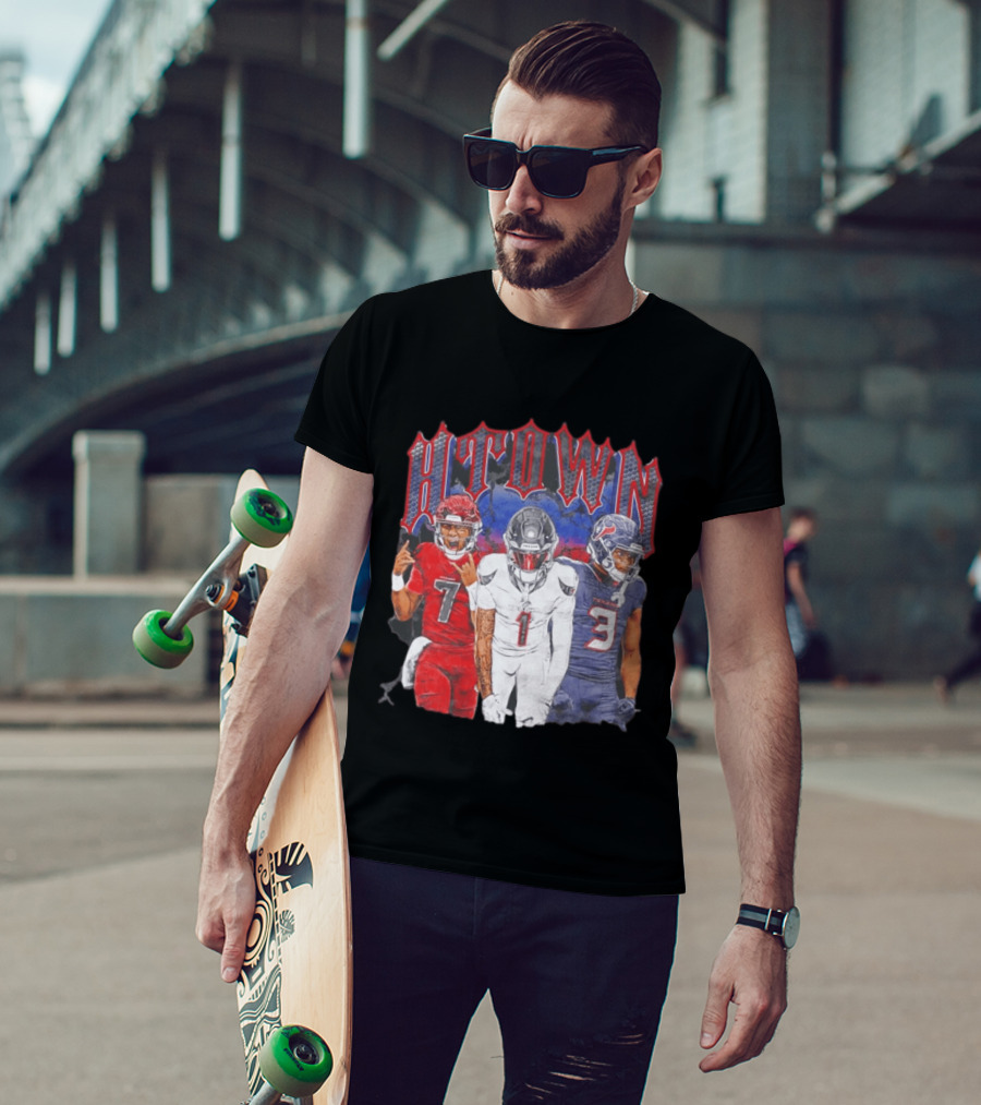 CJ Stroud Tank Dell Kamari Lassiter Houston Texans H TOWN 713 T-Shirt