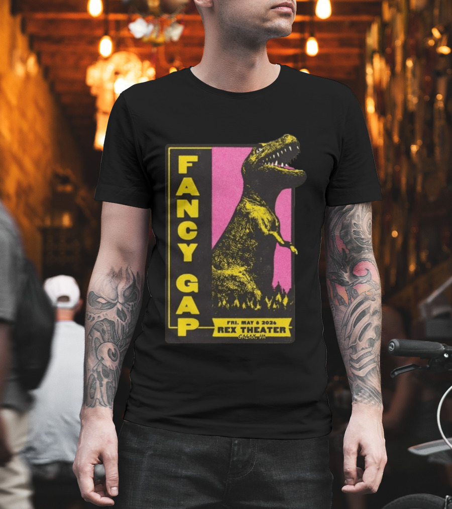 Fancy Gap Rex Theater Dinosaur Galax VA May 6 2026 T-Shirt
