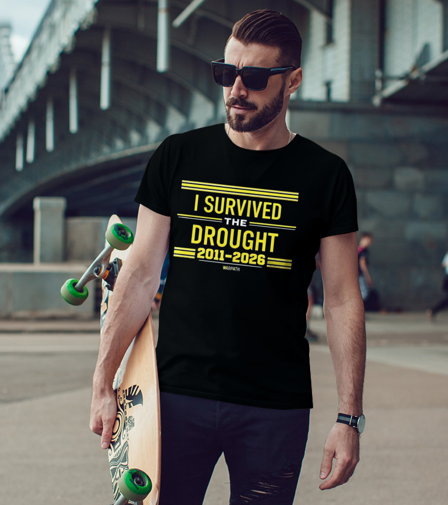 I Survived The Drought 2011 2026 Buffalo Sabres Hockey Warpath T-Shirt