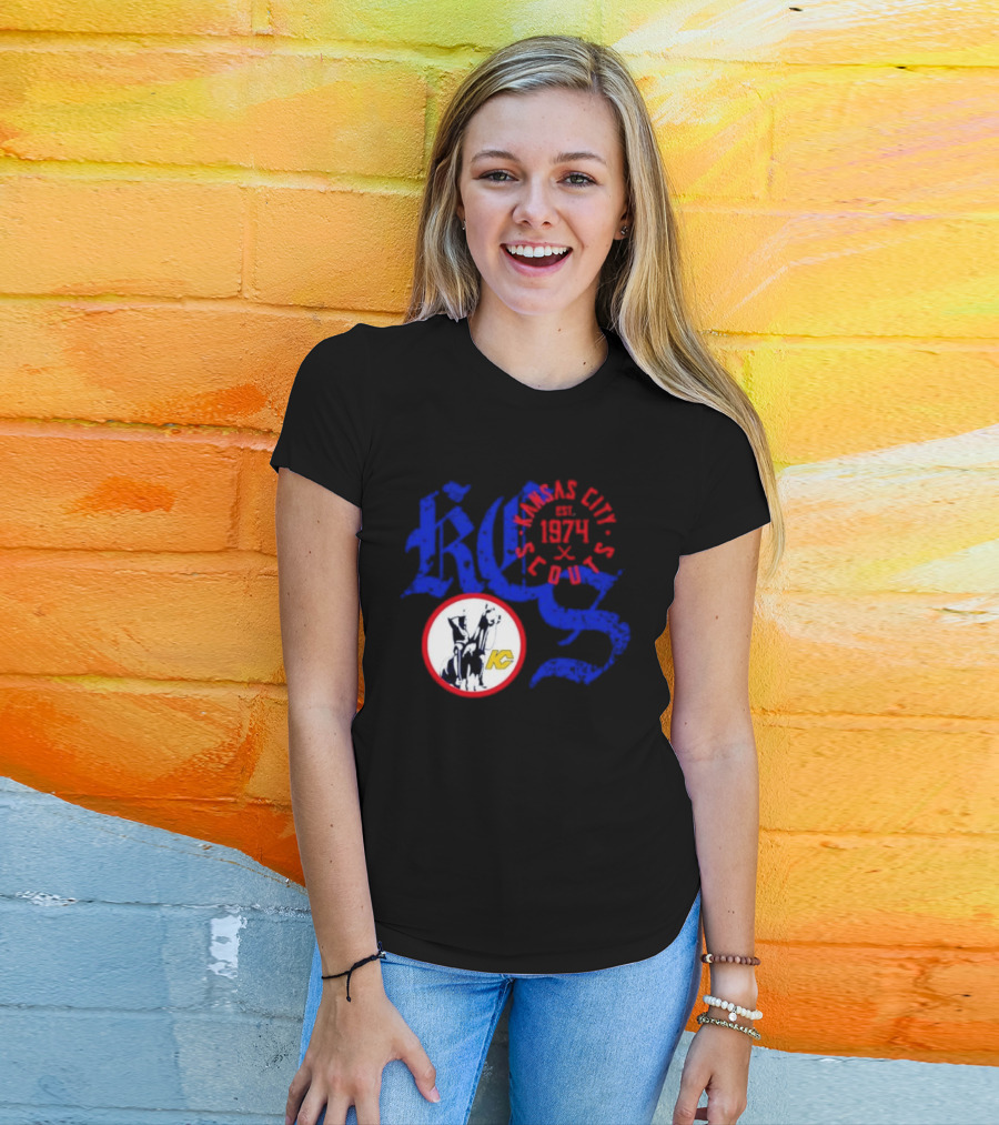 Kansas City Scouts 1974 Retro KC NHL Scouts T-Shirt